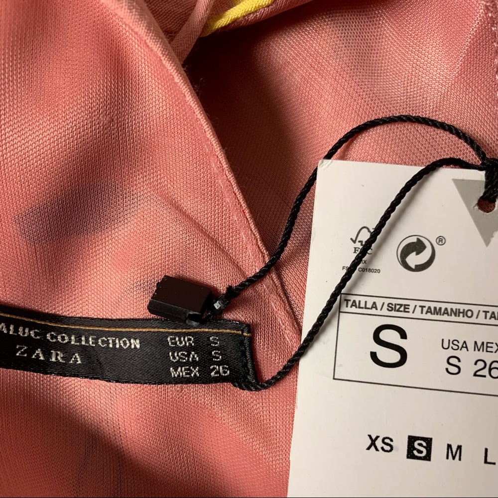 ZARA Floral Cut-Out Pants Jumpsuit NWT - Picture 8 of 9